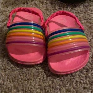 Baby girl pink with supporting straps